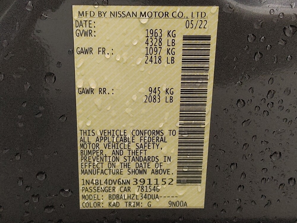2022 Nissan Altima in Greensboro, NC 27407 - 18083396 33