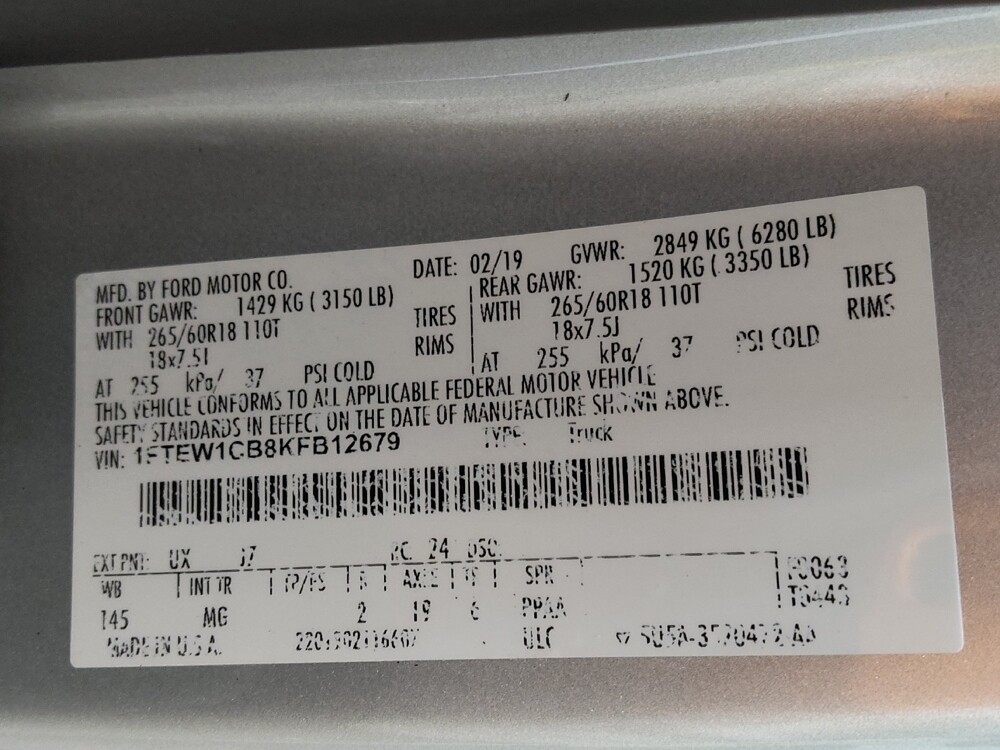 2019 Ford F150 in Charlotte, NC 28213 - 18083402 33