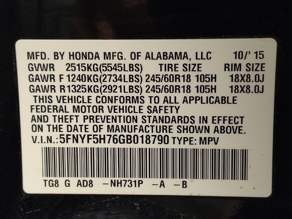 2016 Honda Pilot in Houston, TX 77074 - 18083451 33