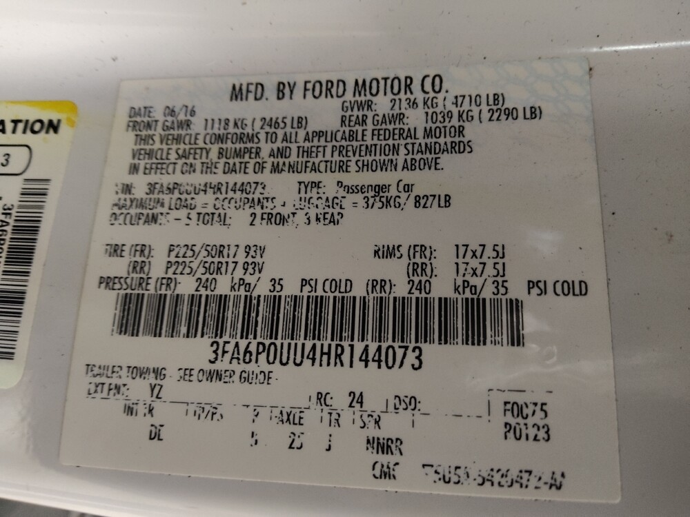 2017 Ford Fusion in Marietta, GA 30062 - 18083489 33