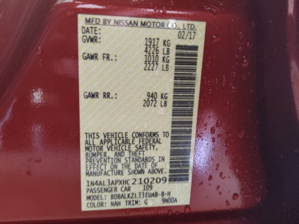 2017 Nissan Altima in Athens, GA 30606 - 18083491 33