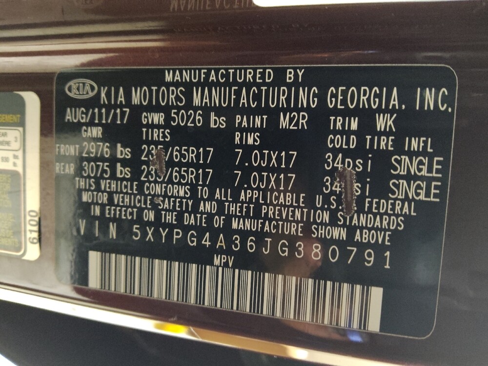 2018 Kia Sorento in Union City, GA 30291 - 18083502 33