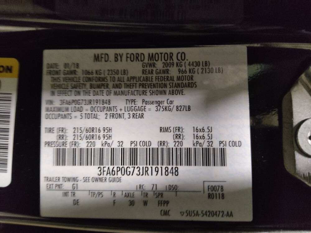 2018 Ford Fusion in El Paso, TX 79907 - 18083510 33