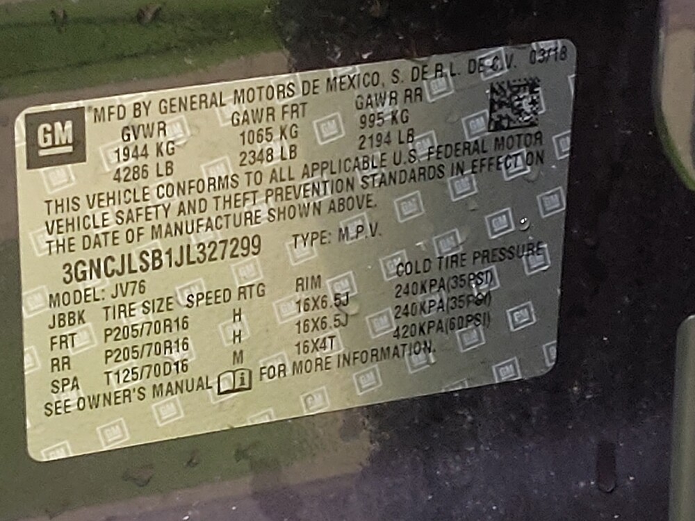 2018 Chevrolet Trax in Tampa, FL 33612 - 18083534 33