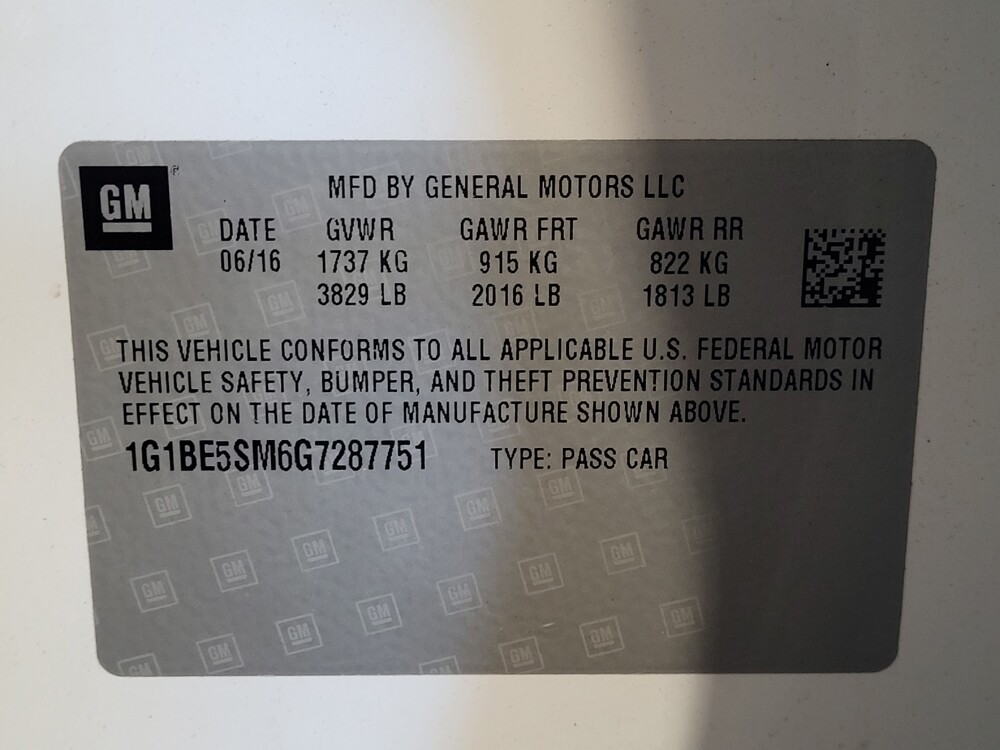 2016 Chevrolet Cruze in Ocala, FL 34471 - 18083545 33