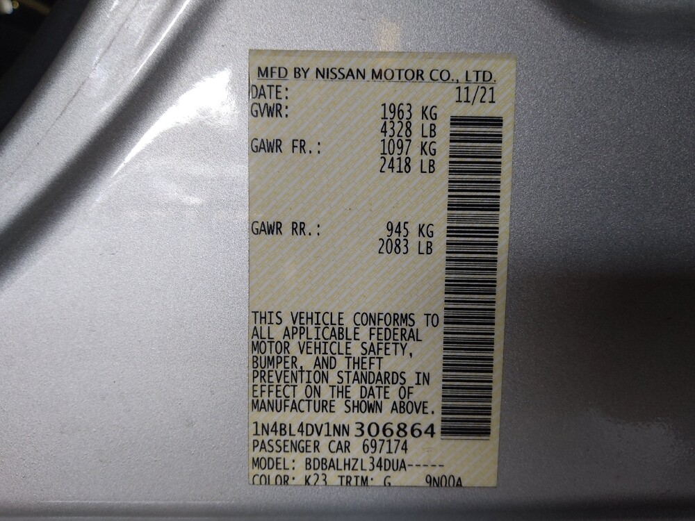 2022 Nissan Altima in Jacksonville, FL 32210 - 18083547 33