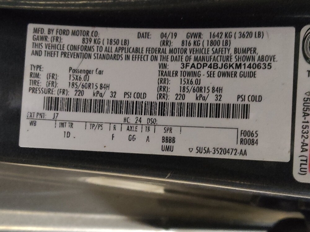 2019 Ford Fiesta in Savannah, GA 31419 - 18083557 33