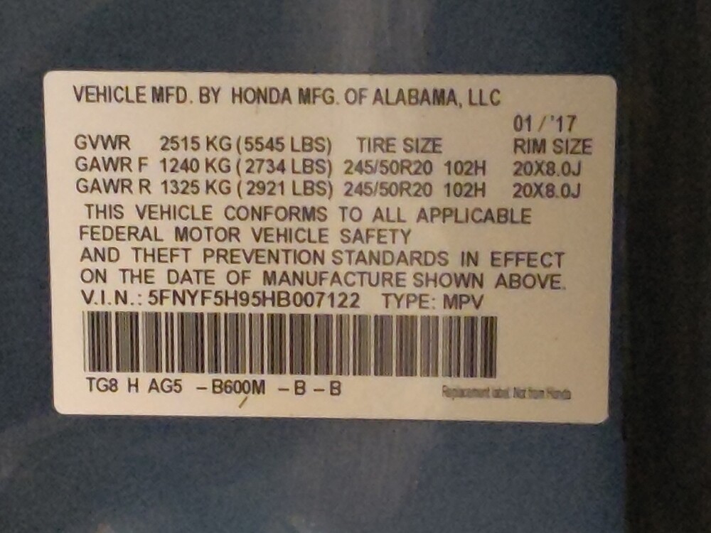 2017 Honda Pilot in Houston, TX 77074 - 18083608 33