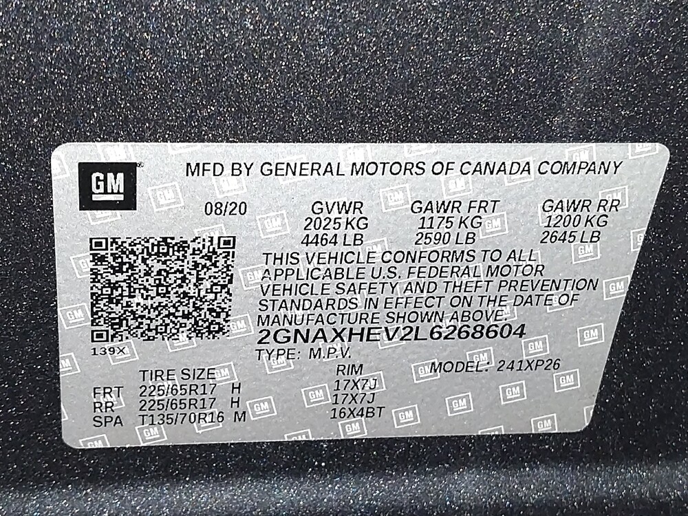 2020 Chevrolet Equinox in Lubbock, TX 79424 - 18083670 33