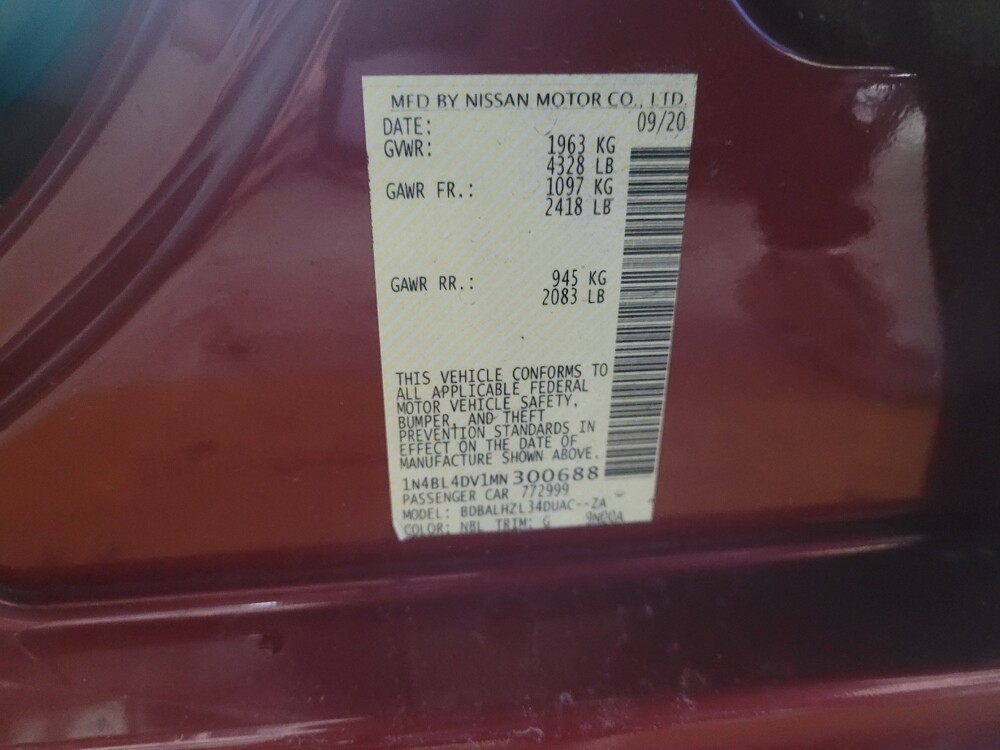 2021 Nissan Altima in Conyers, GA 30094 - 18083677 33