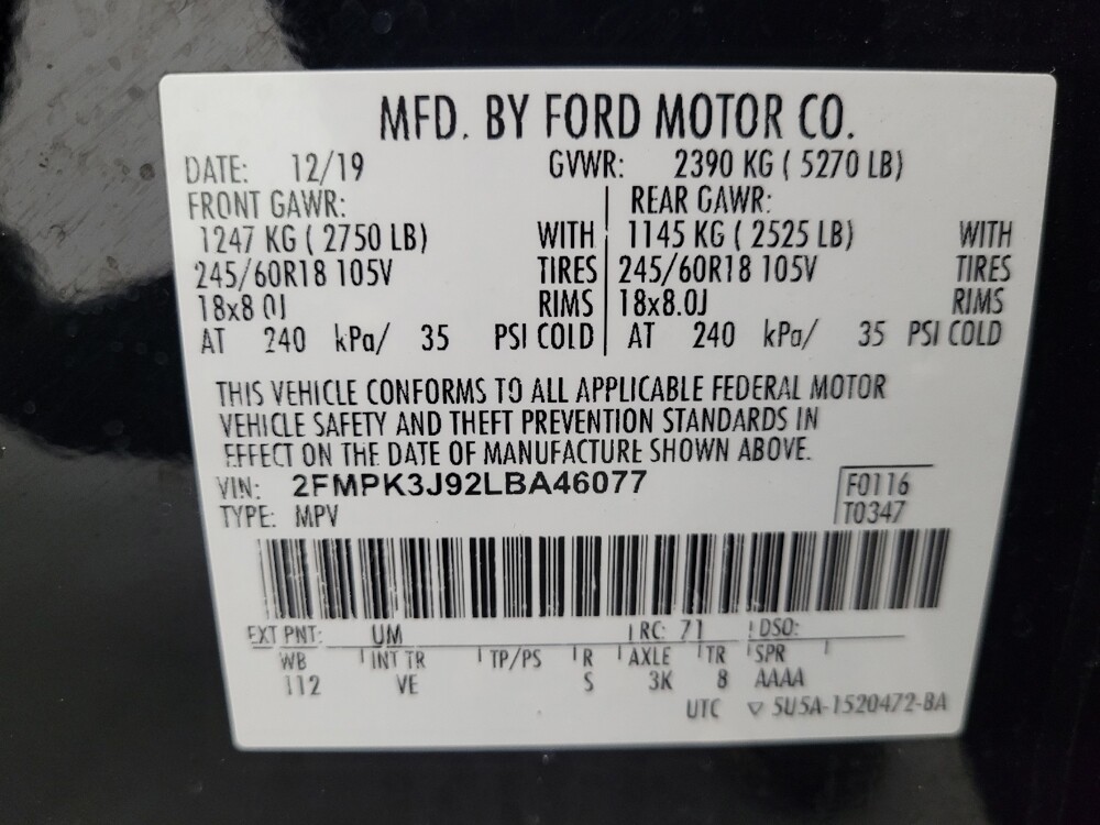 2020 Ford Edge in Conway, SC 29526 - 18083718 33