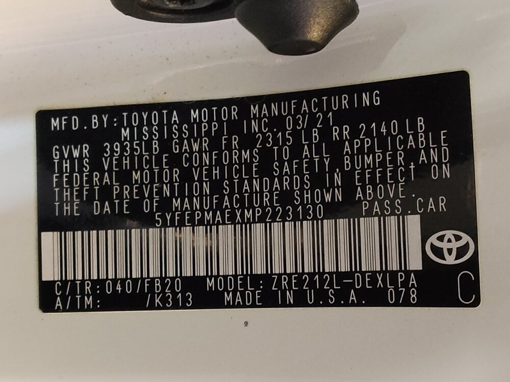 2021 Toyota Corolla in Greenville, SC 29607 - 18083720 33