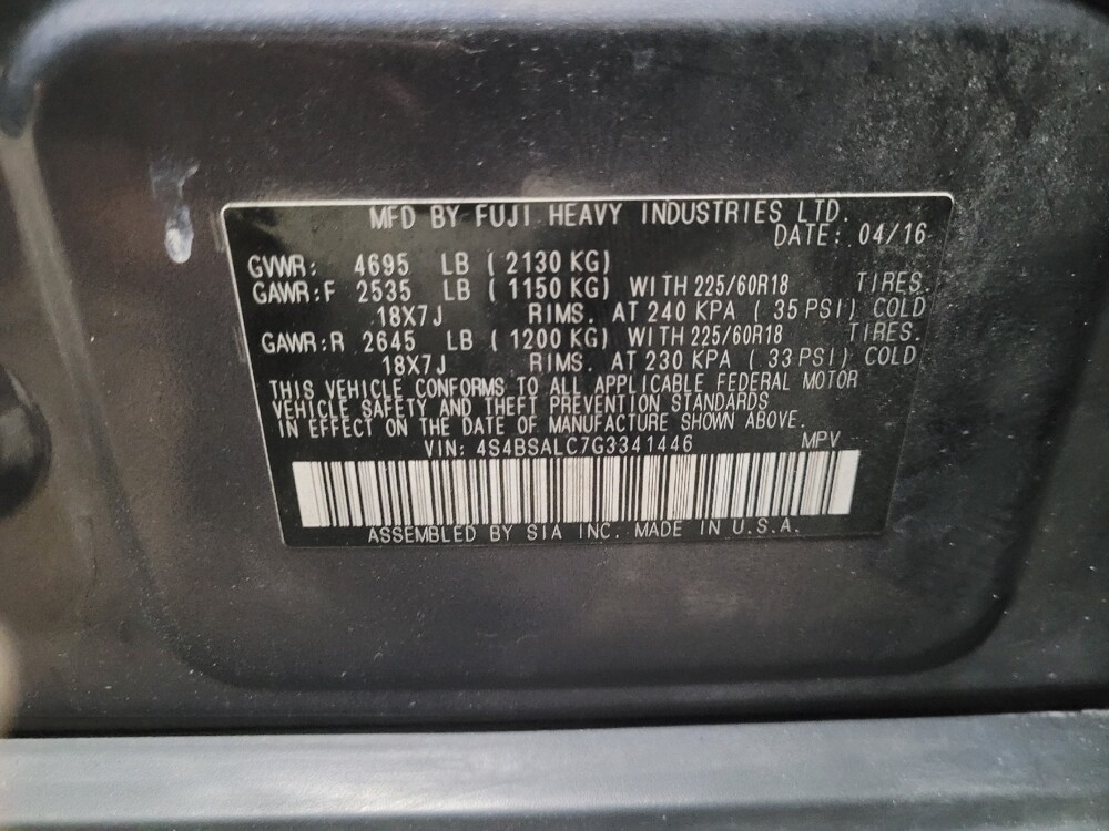 2016 Subaru Outback in Newport News, VA 23601 - 18083735 33