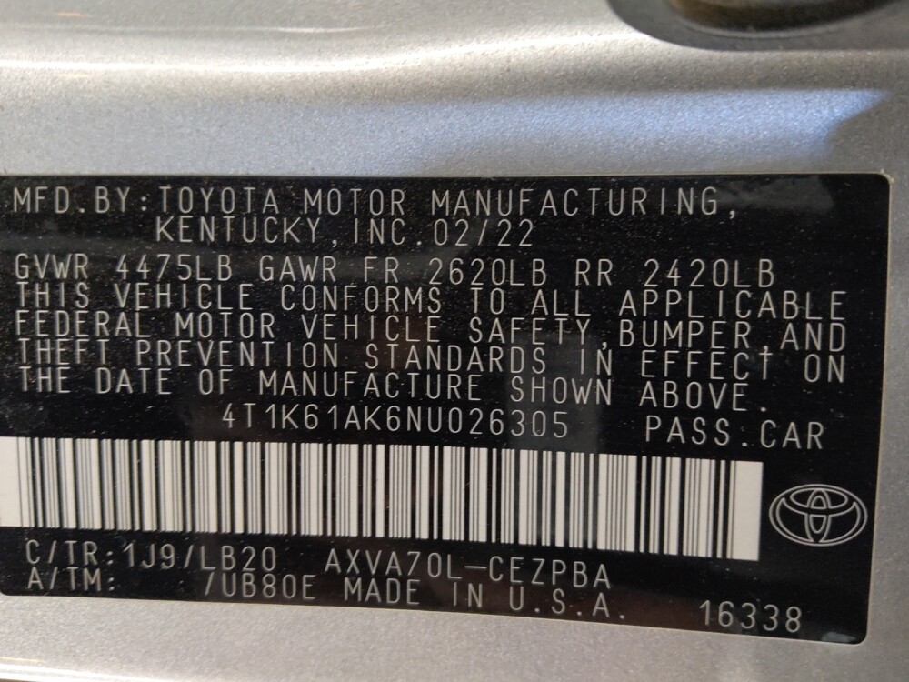 2022 Toyota Camry in Phoenix, AZ 85022 - 18083736 33