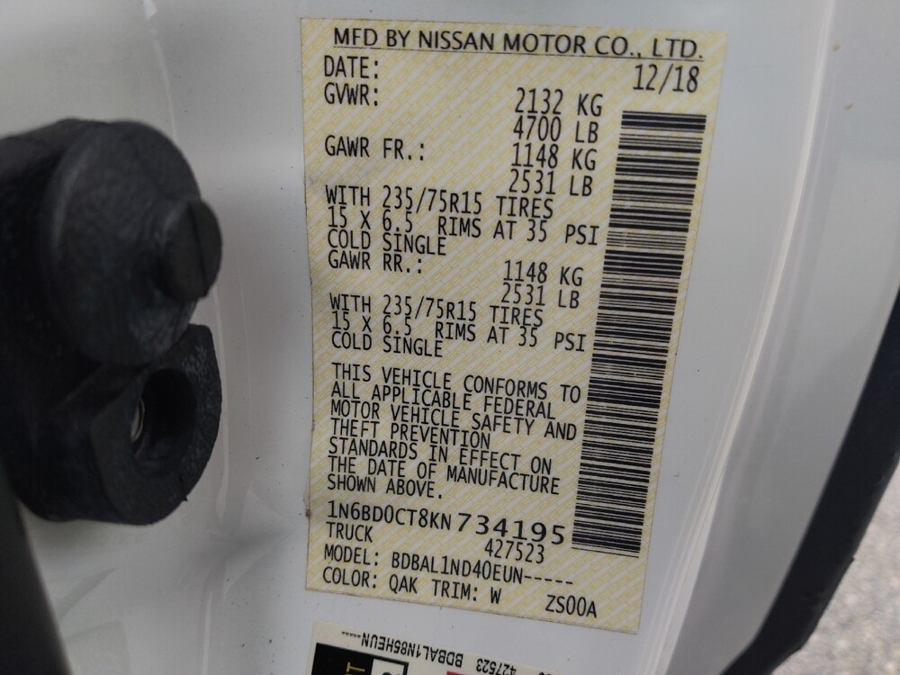 2019 Nissan Frontier in Macon, GA 31210 - 18083744 33