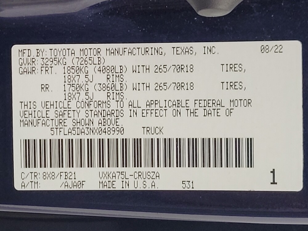 2022 Toyota Tundra in Memphis, TN 38115 - 18083756 33