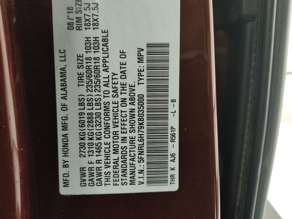 2019 Honda Odyssey in St. Louis, MO 63125 - 18083765 33