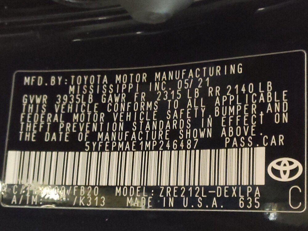 2021 Toyota Corolla in Fayetteville, NC 28304 - 18083793 33