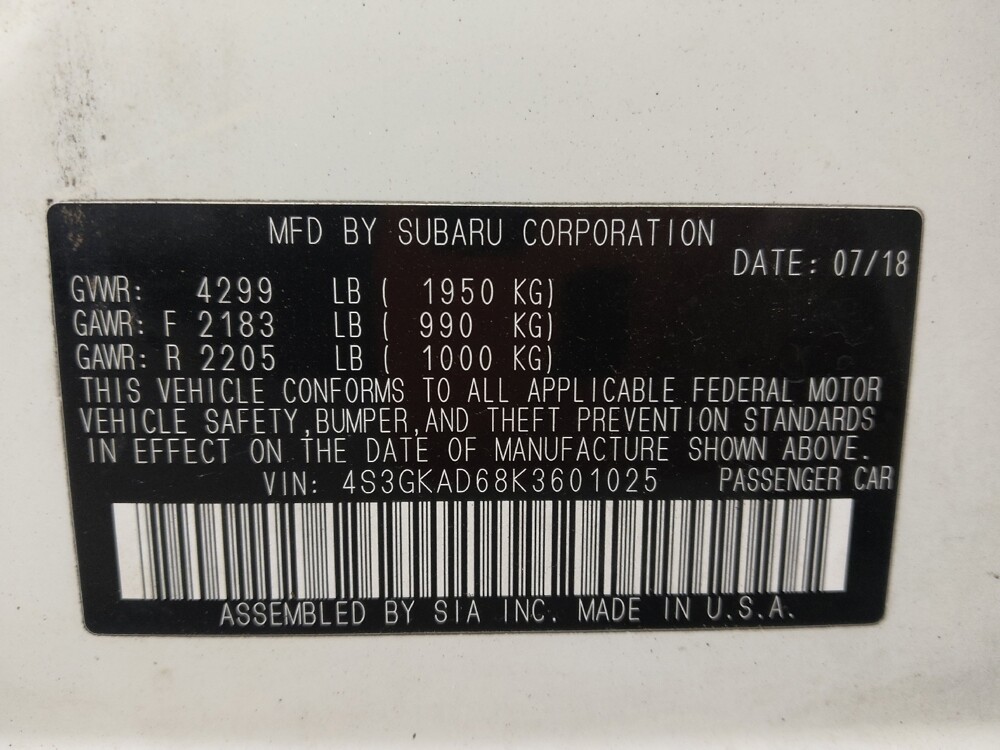 2019 Subaru Impreza in Charlotte, NC 28213 - 18083814 33