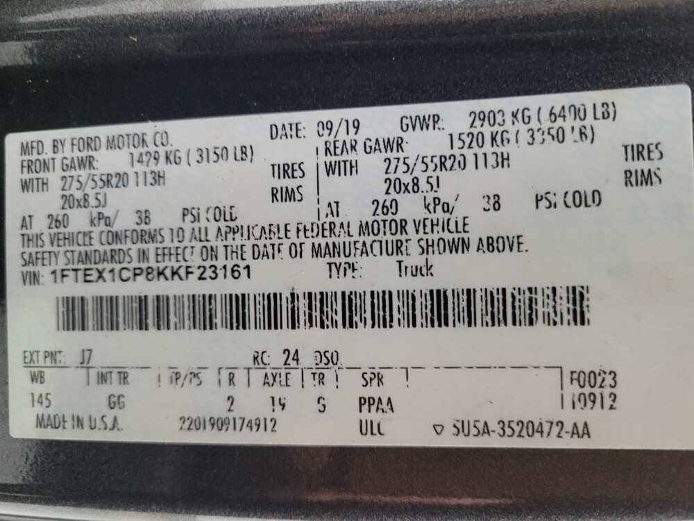 2019 Ford F150 in Tampa, FL 33612 - 18083830 33