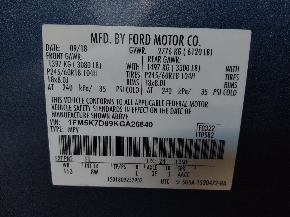 2019 Ford Explorer in Jacksonville, FL 32210 - 18083835 33