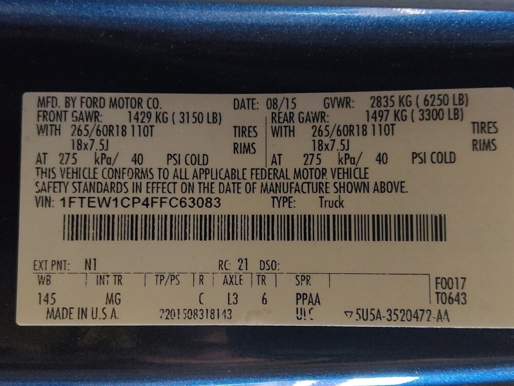 2015 Ford F150 in Pensacola, FL 32505 - 18083873 33