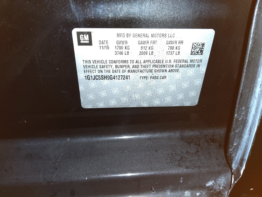 2016 Chevrolet Sonic in Fort Worth, TX 76116 - 18083950 33