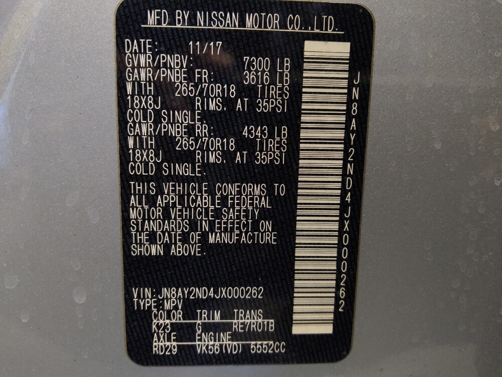 2018 Nissan Armada in Albuquerque, NM 87123 - 18083961 33