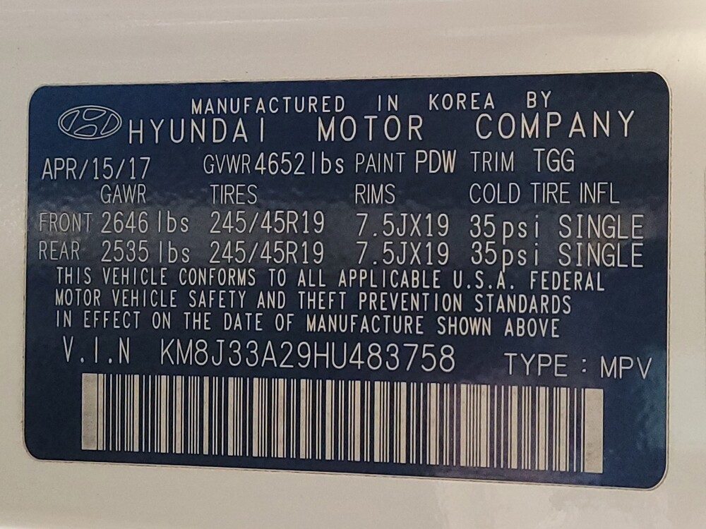 2017 Hyundai Tucson in Sanford, FL 32773 - 18083998 33