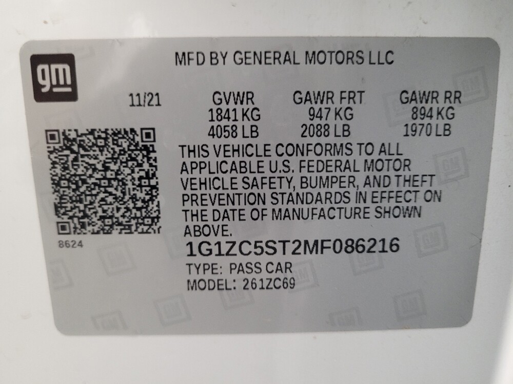 2021 Chevrolet Malibu in Montclair, CA 91763 - 18084107 33