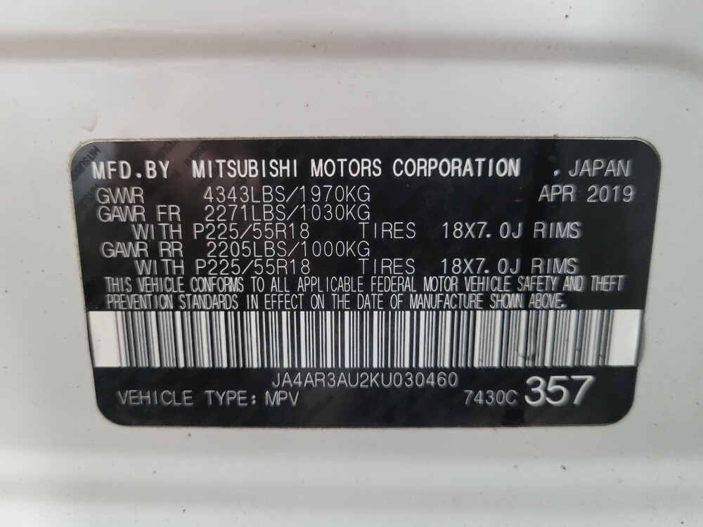 2019 Mitsubishi Outlander Sport in Williamstown, NJ 8094 - 18084181 33