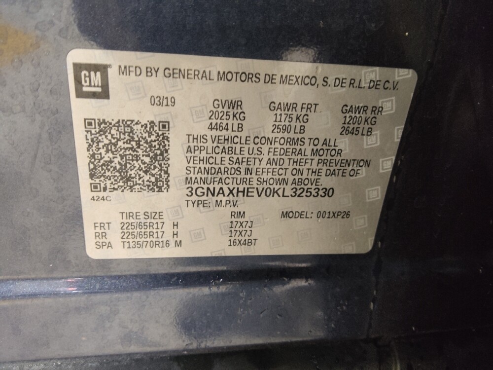 2019 Chevrolet Equinox in Union City, GA 30291 - 18084193 33