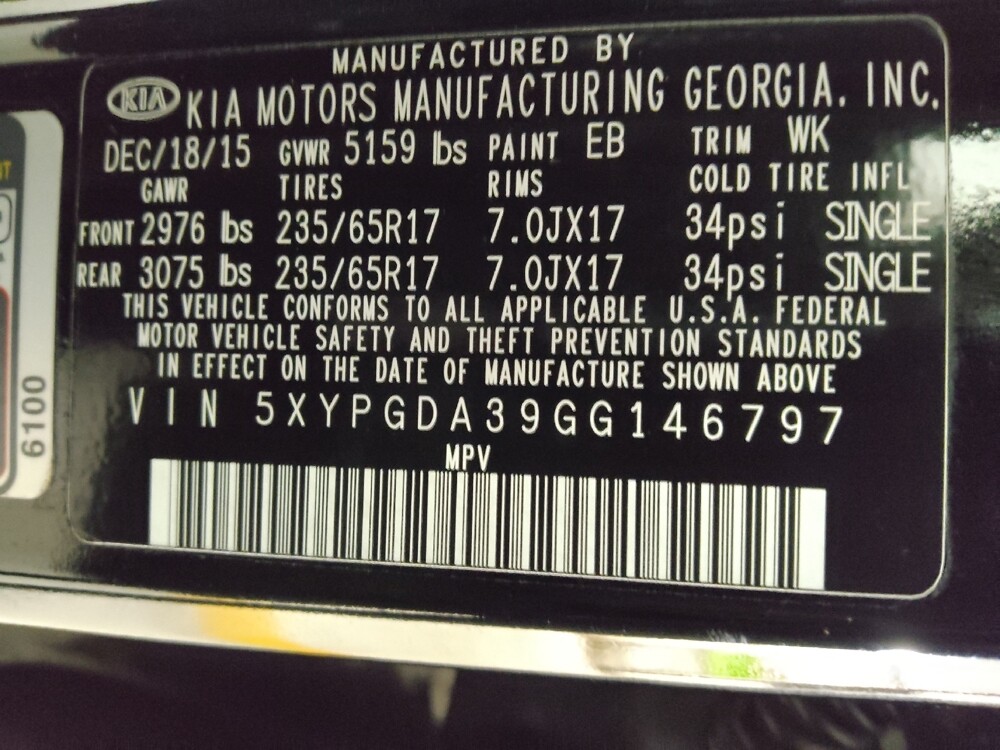 2016 Kia Sorento in Chattanooga, TN 37421 - 18084245 33