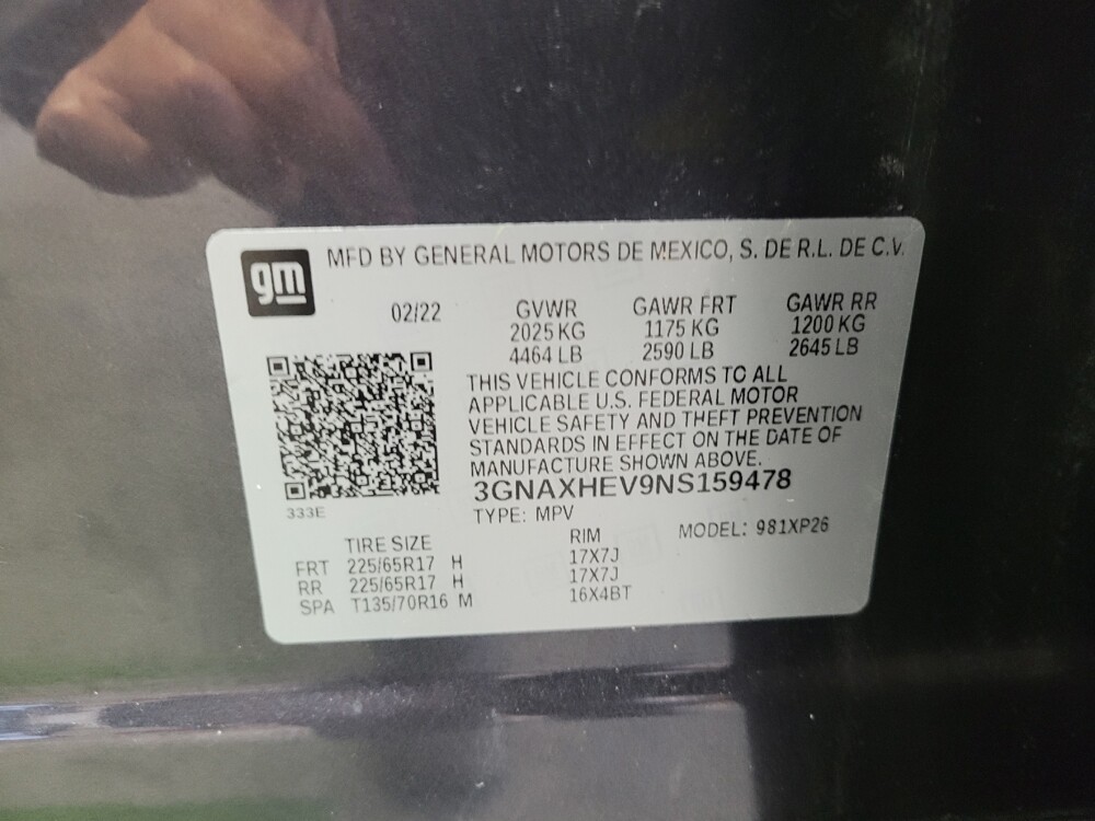 2022 Chevrolet Equinox in Maple Heights, OH 44137 - 18084254 33