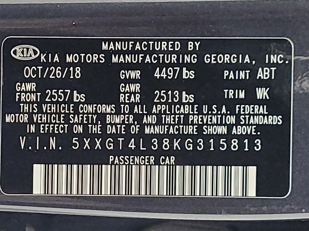 2019 Kia Optima in Madison, TN 37115 - 18084273 33