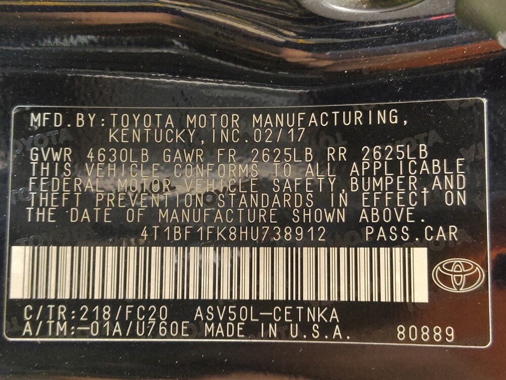 2017 Toyota Camry in Fort Myers, FL 33907 - 18084346 33