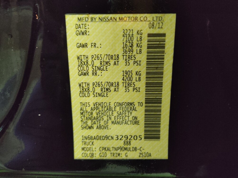 2012 Nissan Titan in Gastonia, NC 28056 - 18084367 33