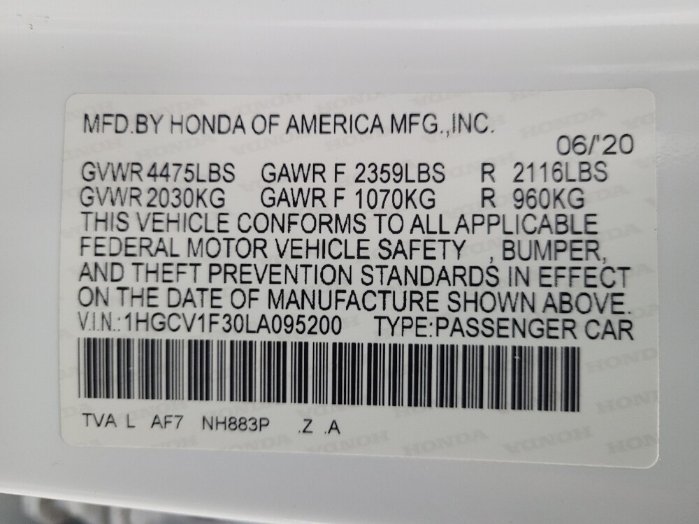 2020 Honda Accord in Antioch, TN 37013 - 18084374 33