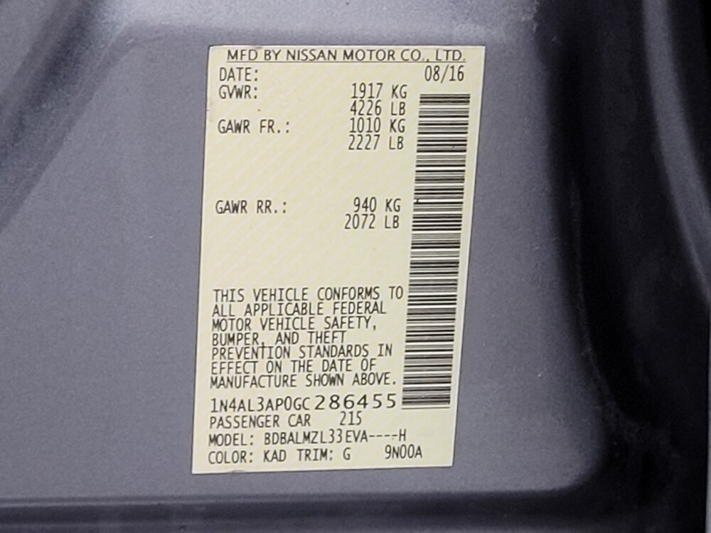 2016 Nissan Altima in Madison, TN 37115 - 18084377 33
