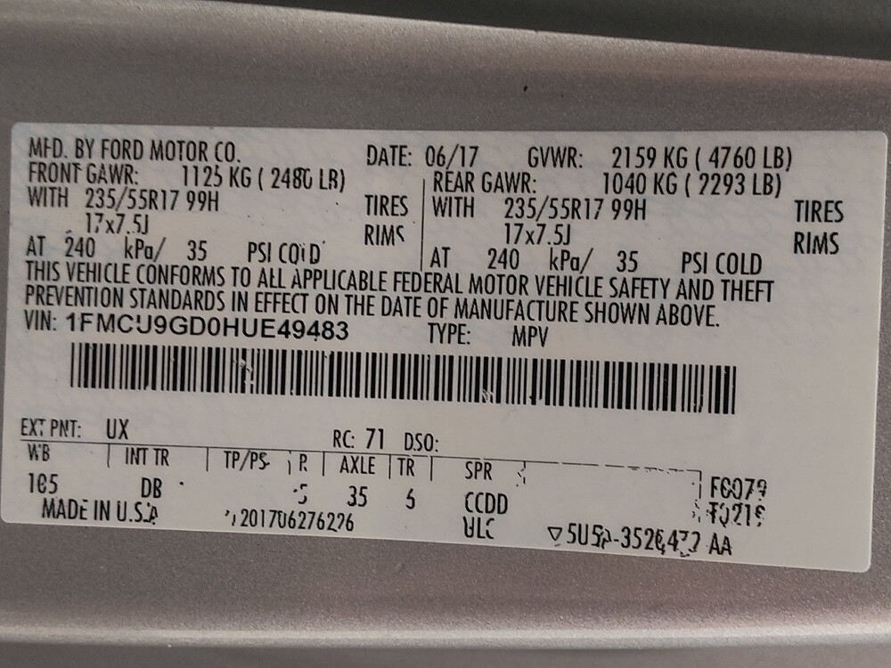 2017 Ford Escape in San Antonio, TX 78238 - 18084385 33