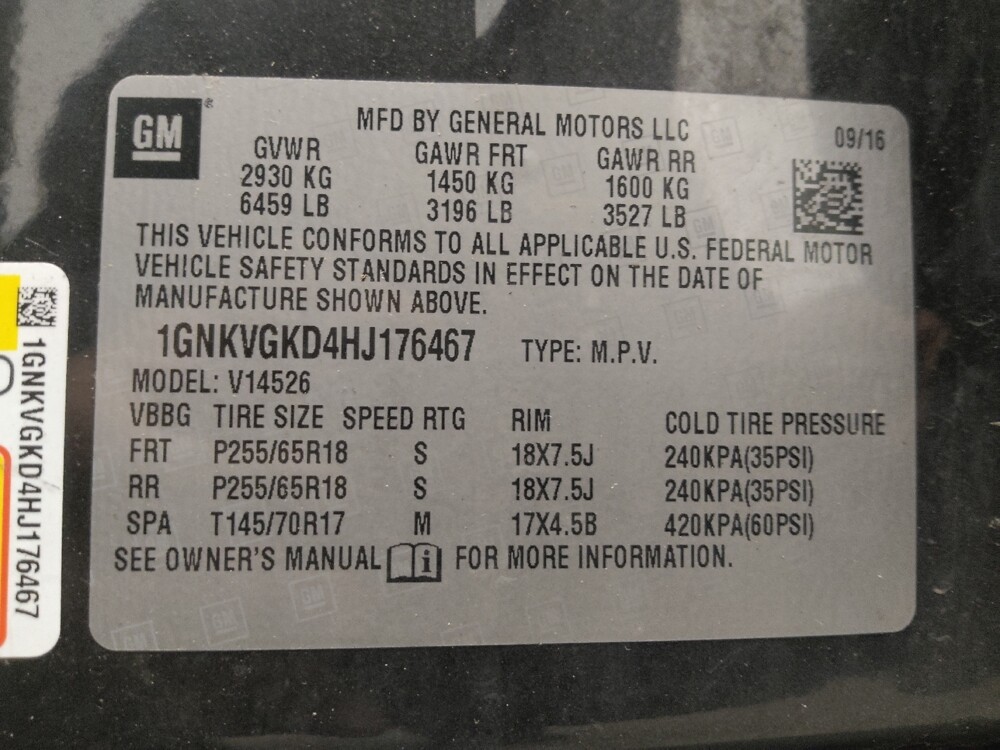 2017 Chevrolet Traverse in Eastpointe, MI 48021 - 18084396 33