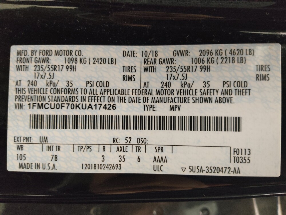 2019 Ford Escape in Houston, TX 77060 - 18084398 33