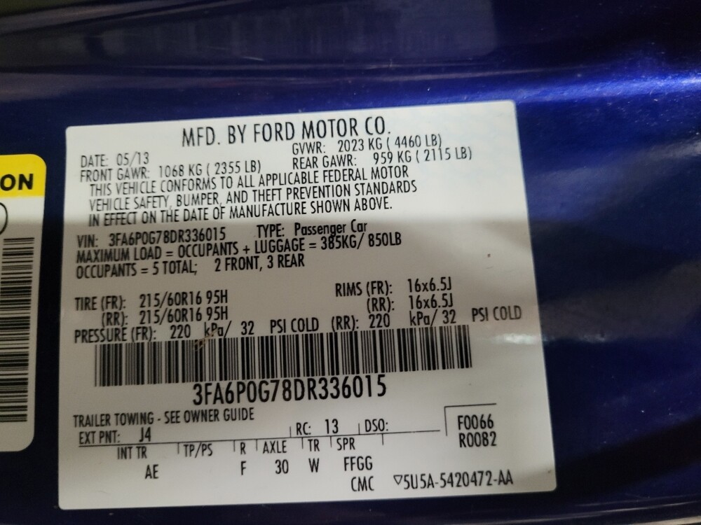 2013 Ford Fusion in Owings Mills, MD 21117 - 18084412 33