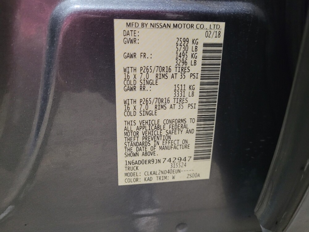 2018 Nissan Frontier in Laurel, MD 20724 - 18084417 33