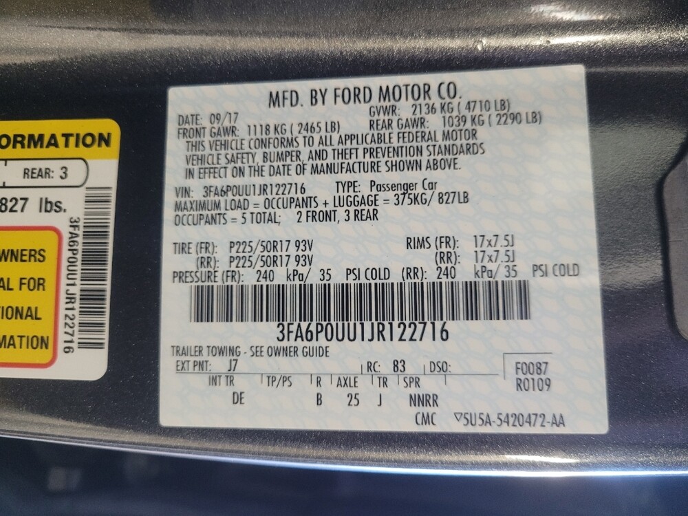 2018 Ford Fusion in Macon, GA 31210 - 18084428 33