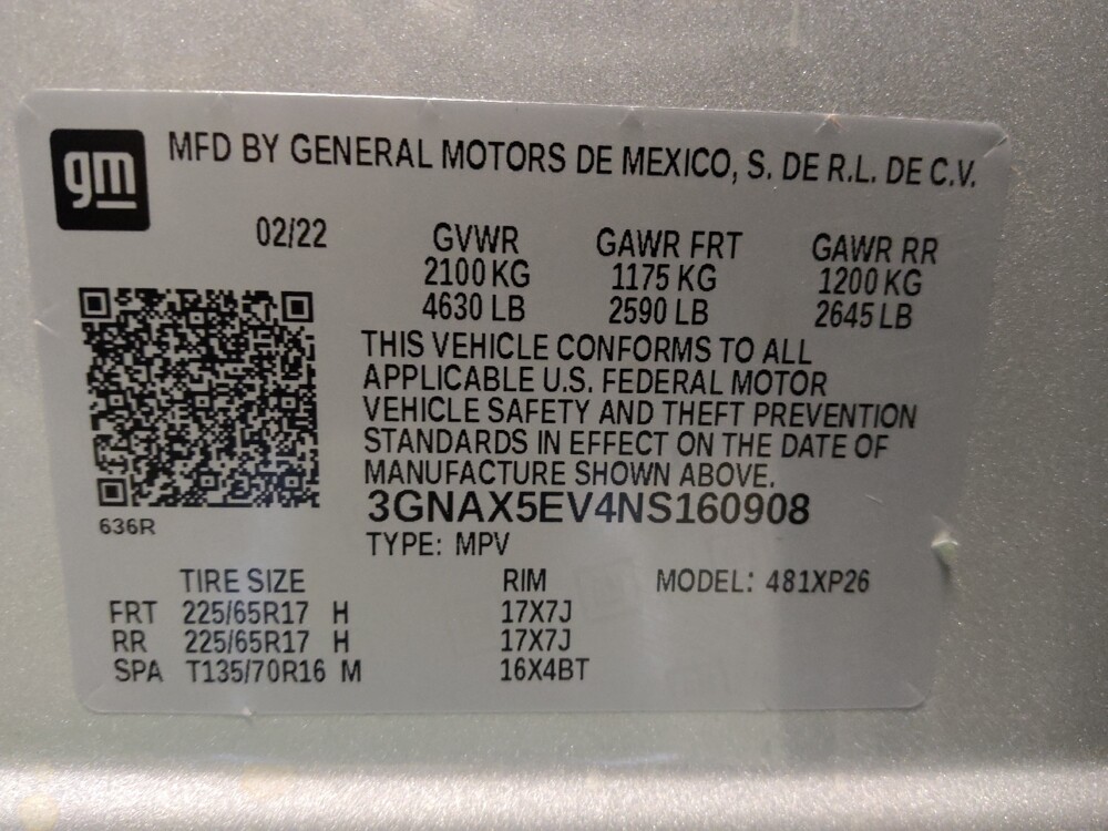 2022 Chevrolet Equinox in Albuquerque, NM 87113 - 18084430 33