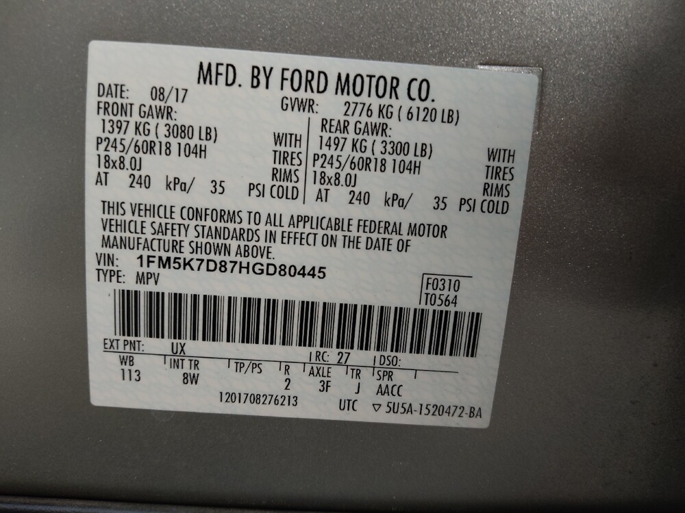 2017 Ford Explorer in Gastonia, NC 28056 - 18084451 33