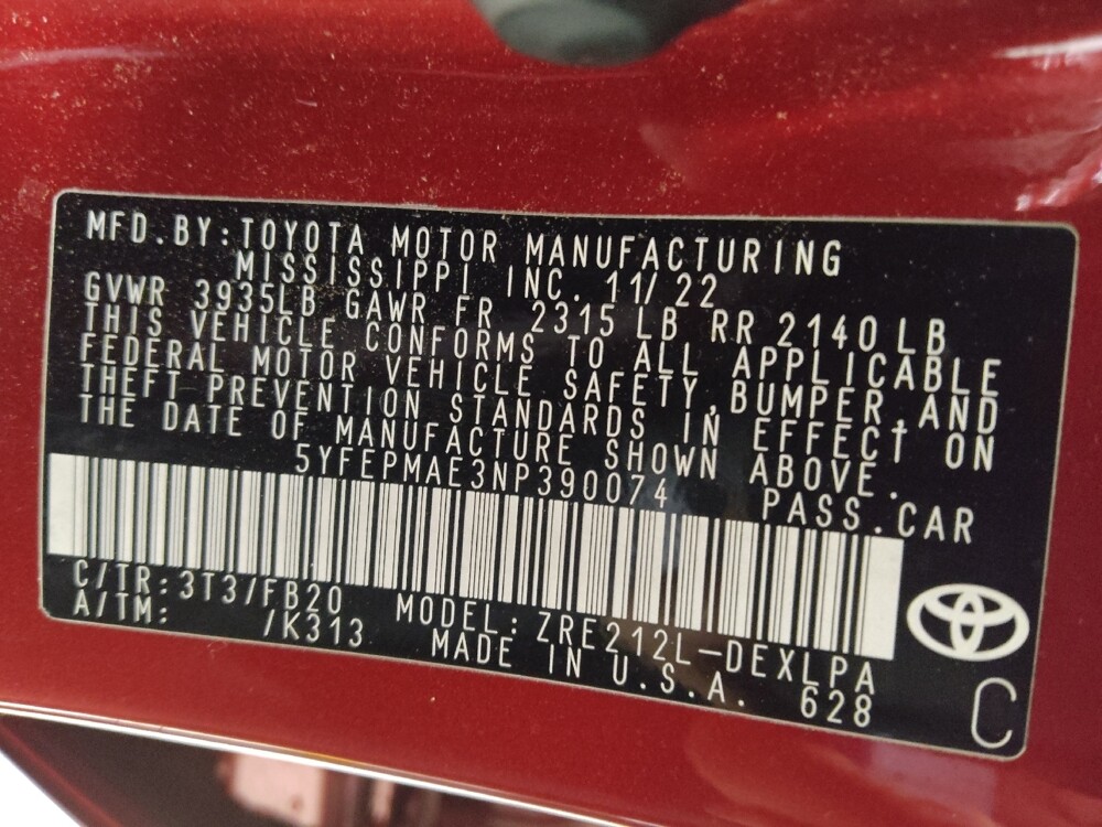 2022 Toyota Corolla in Duluth, GA 30096 - 18084457 33