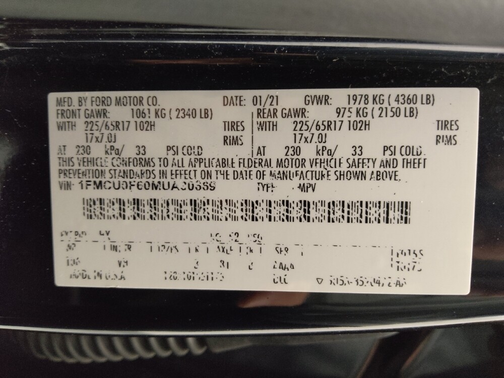 2021 Ford Escape in Denver, CO 80012 - 18084465 33