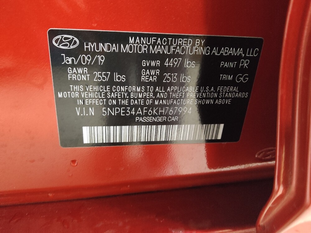 2019 Hyundai Sonata in Morrow, GA 30260 - 18084471 33